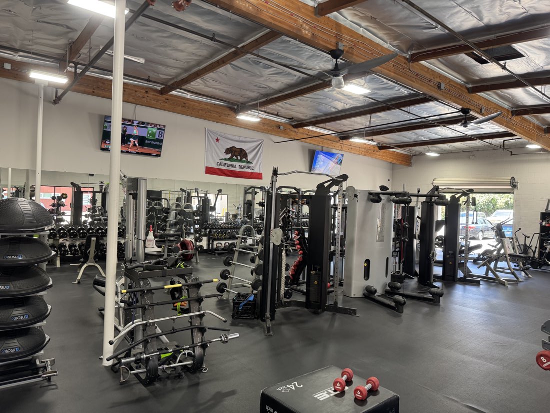 Bright, spacious personal-training floor